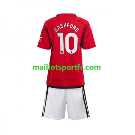 Maillot de Foot Manchester United Marcus Rashford 10 Enfant Domicile 2023/24 Maillot de Foot Manchester United Marcus Rashford 10 Enfant Domicile 2023/24
